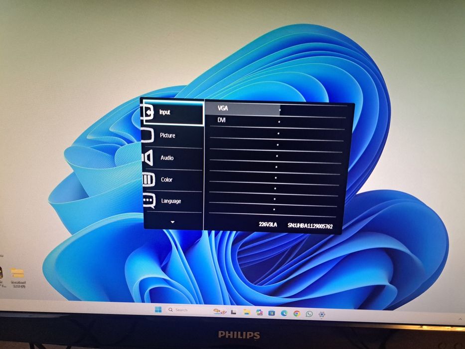 Monitor LED Philips 226VLA 21.5" Full HD