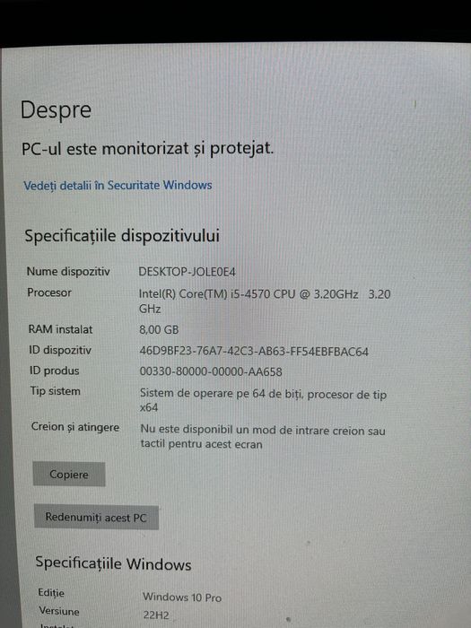 Pc Gaming i5 4570 8GB ram GTX 1650 super 4Gb