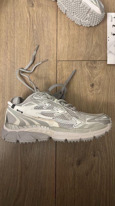 OFF-WHITE Be Right Back Gray Silver (НОВЫЕ)