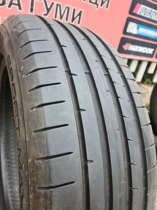 2 бр. 225/55/18 DUNLOP SUV 7mm. грайфер дот 21 г. Предлагаме монтаж--