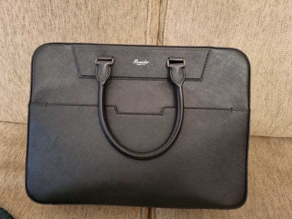 Pineider geanta laptop piele de vitel model exclusivist