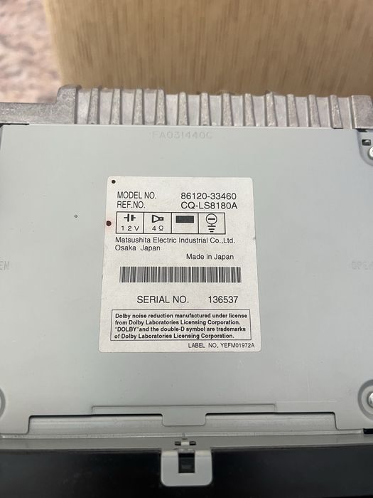 Магнитола с Прадо 120