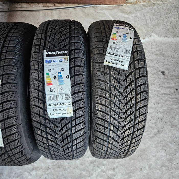 4 Нови зимни гуми 205/60R16 Goodyear UltraGrip Performance 3 XL 96H