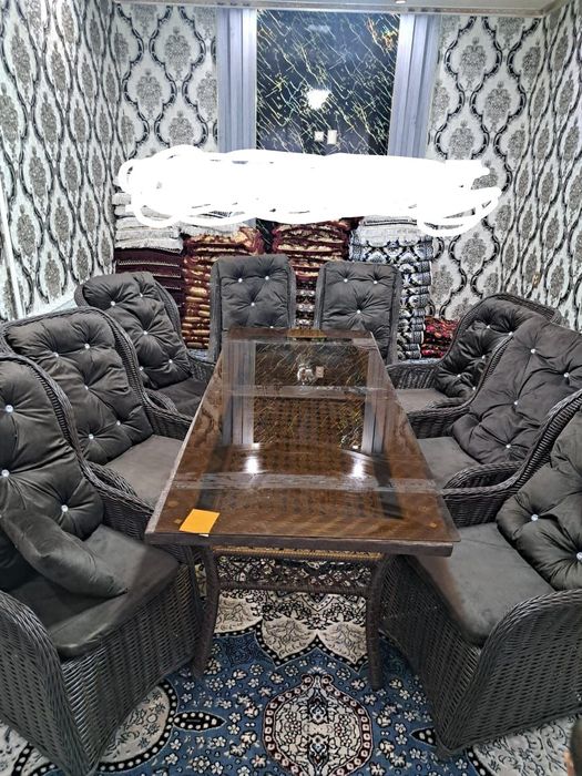 Ratan to‘qima stul-stullar | Toshkent bo‘ylab yetkazamiz