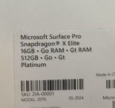 Microsoft Surface Pro 11  X Elite 16GB 512GB у Артура в магазе Б17