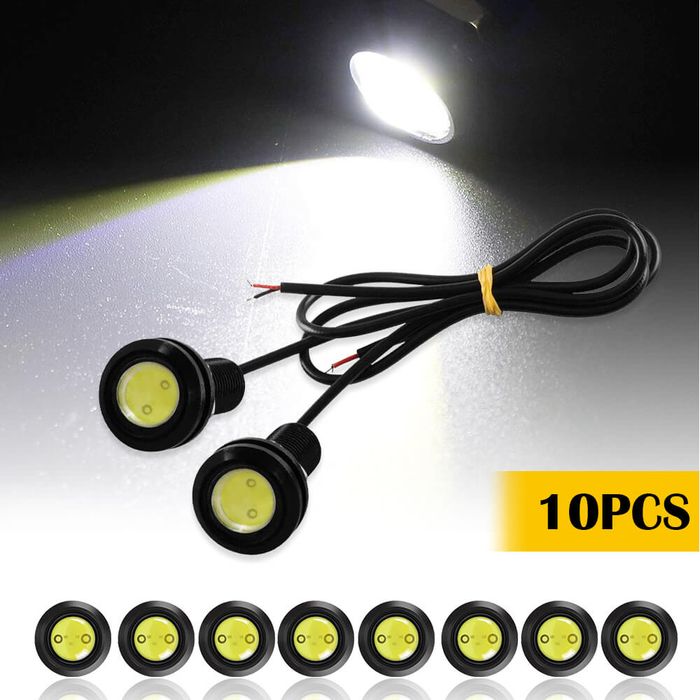 LED Eagle Eye alb rece 18mm