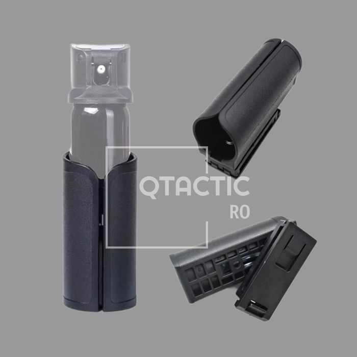 Toc Spray iritant lacrimogen - port spray tip Holster, rotire la 360°