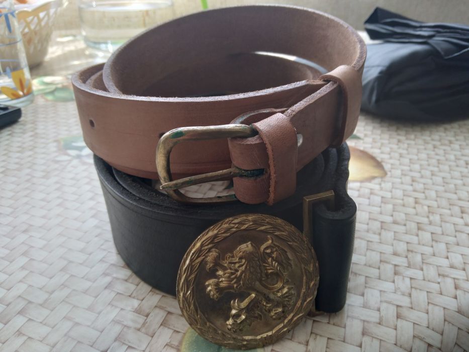 Кожен колан/естествена кожа/.