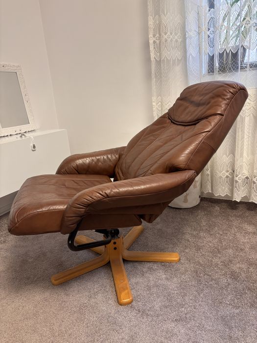 Fotoliu piele extensibil