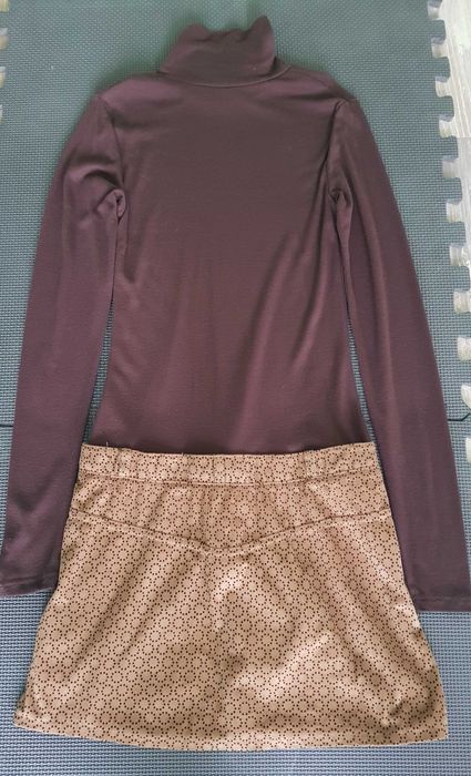 Bershka Къса Рокля с Дълги Ръкави