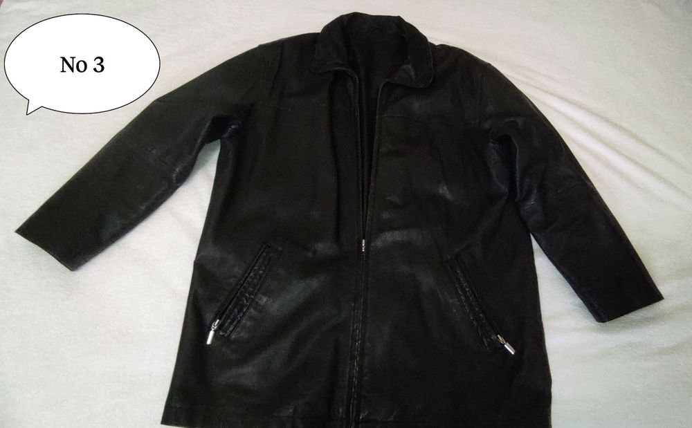 3 бр.мъжки якета естествена кожа
