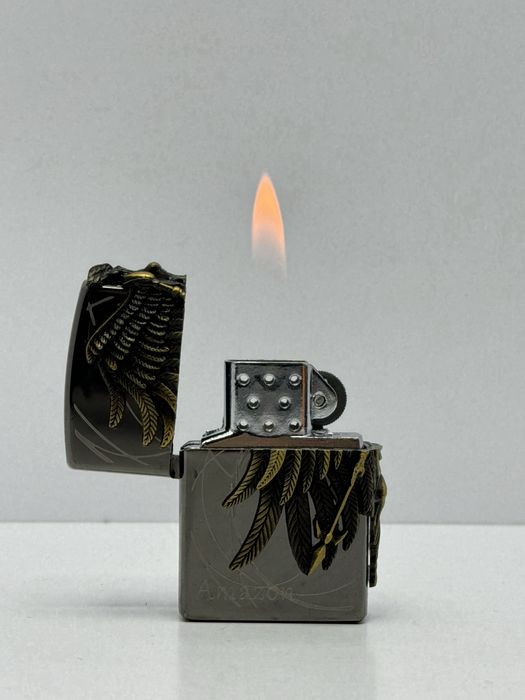 Зажигалка тигр современный зажигалка газовый газ новый