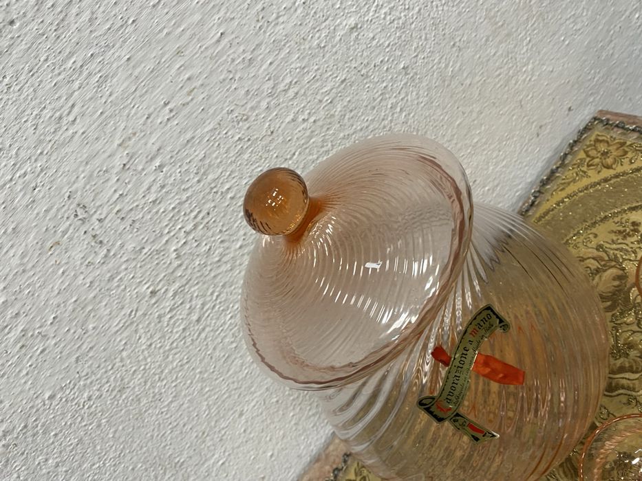 Италианска купа с чаши на опалин