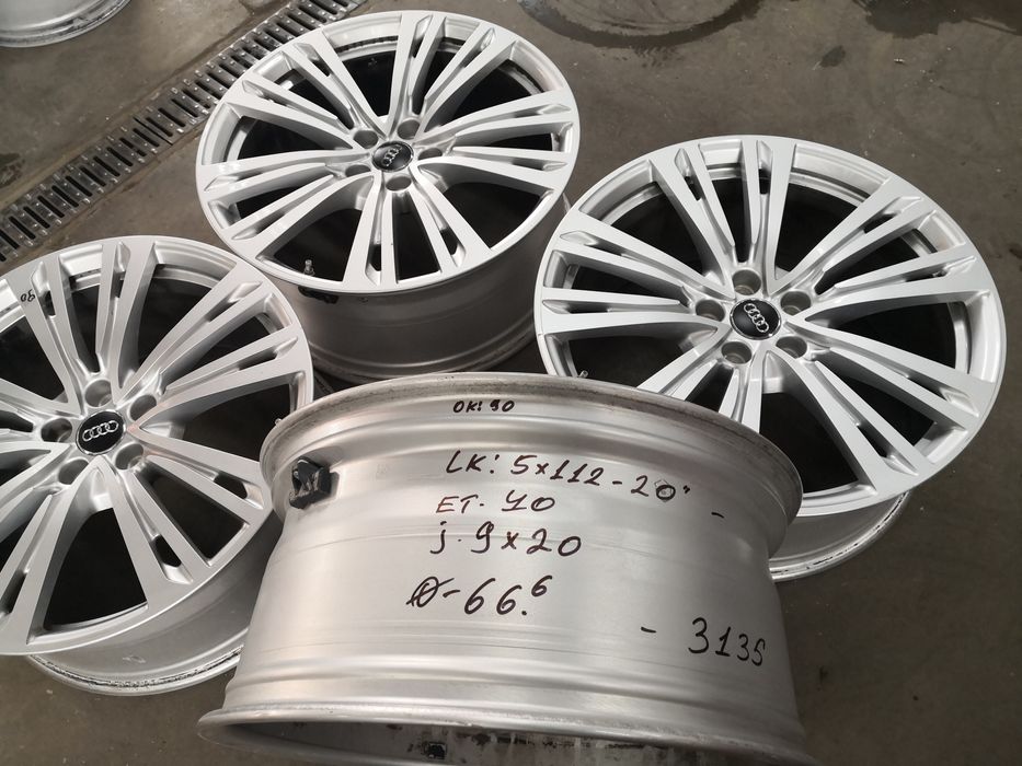 5х112 ауди audi 5x112 20 цола оригинални джанти с датчици