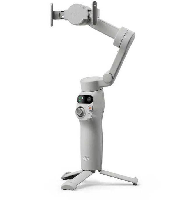 Dispozitiv vlogging. Sistem de stabilizare DJI Osmo Mobile 7, 3 Axe, Alb