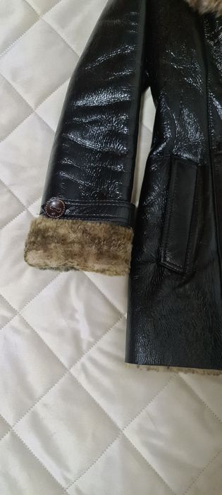 Дублёнка женская, волк/овчина