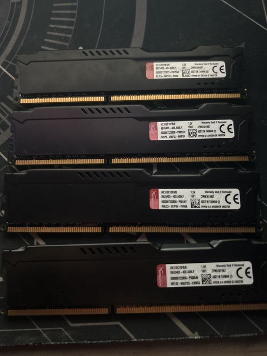 Memorie ram ddr3 hyperx 1600mhz 4x8 32gb