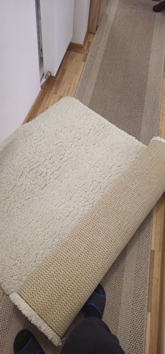 Vand covor din lana dreptunghiular