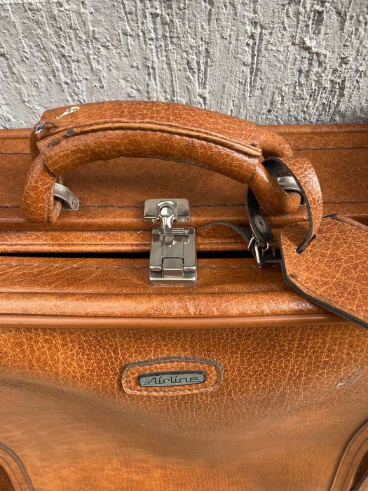 Кожен куфар ретро vintage