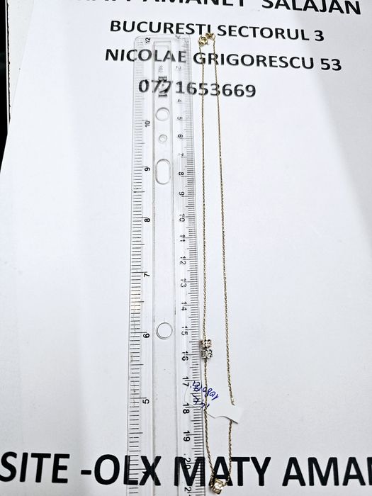 Vand lantisor din aur 14 k 2.08 g cod 963