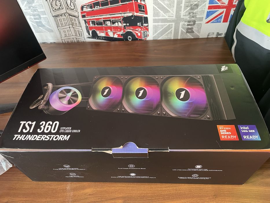 Cooler Procesor 1STPLAYER Thunderstorm TS1 360 Black – Nou