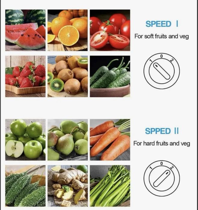 Storcator de fructe si legume 800 W