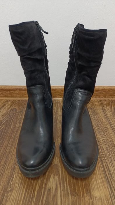 Cizme piele cadou geanta