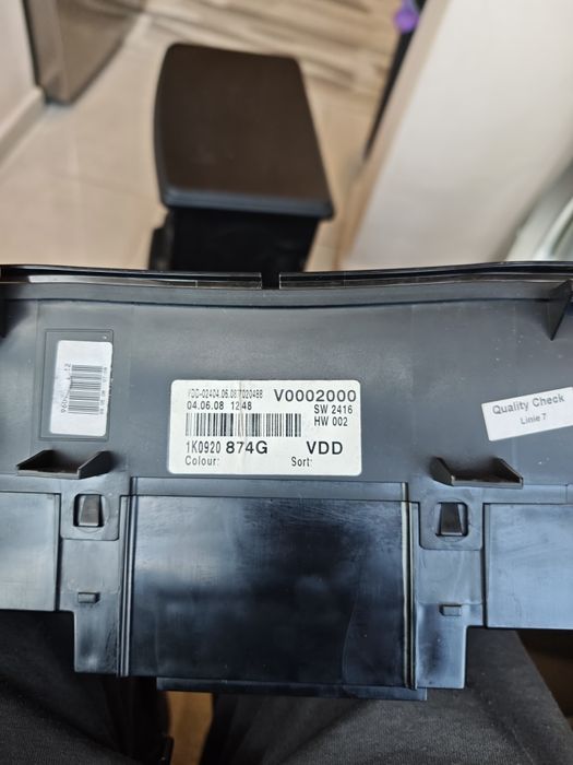 Табло VDO  VW Golf 5 1.4 TSI GT / GT Sport.