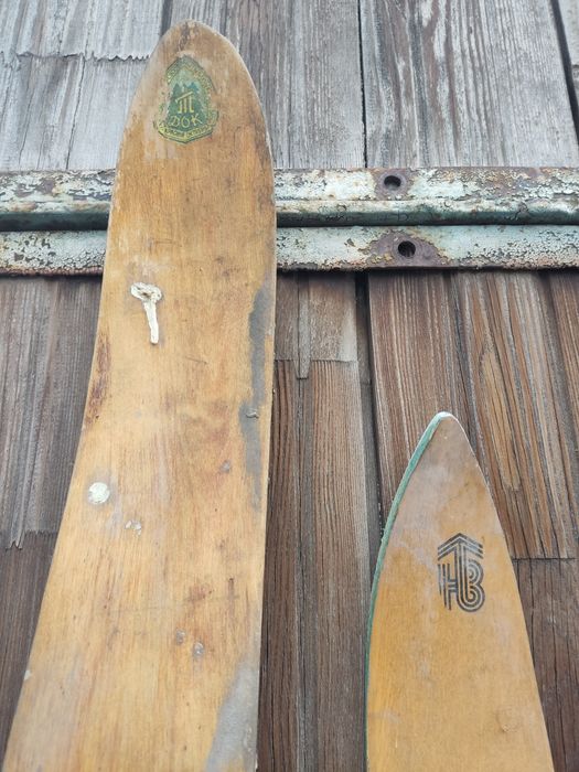 Лыжи армейские без крепления