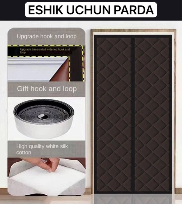 Eshik uchun  qishki parda sotiladi