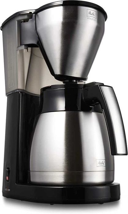 Термо кафемашина Melitta Easy Top (голям капацитет 10 чаши/двойна кана от неръждаема стомана/ледено кафе)