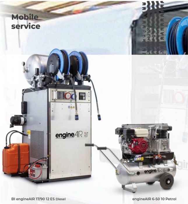 Motocompresoare / Compresoare cu motor termic Honda /Lombardini/Kohler