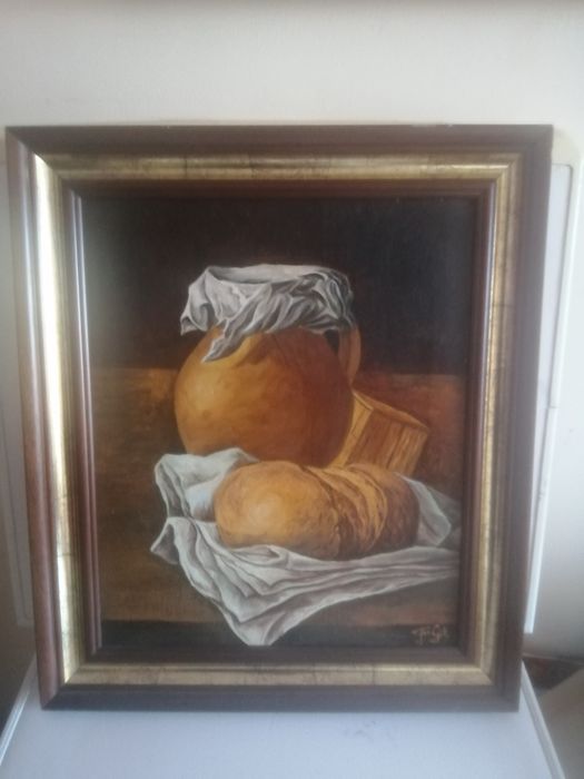 Маслена картина на платно, закупена от Испания.