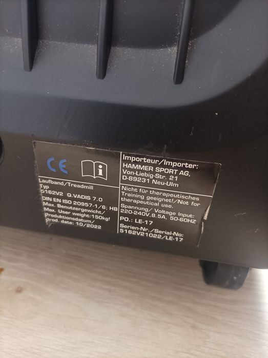 Banda de alergat Hammer Q Vadis T7.0 5162V2