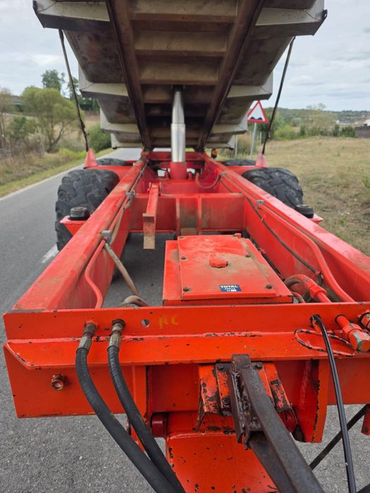 Remorca basculabila monococa tractor siloz cereale tandem le boulch 14 t