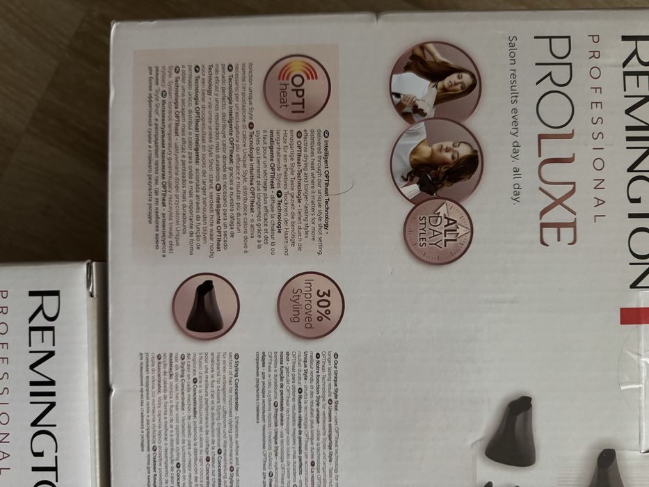 Uscator Remington PROluxe AC9140, 2400 W, 3 trepte temperatura, Alb