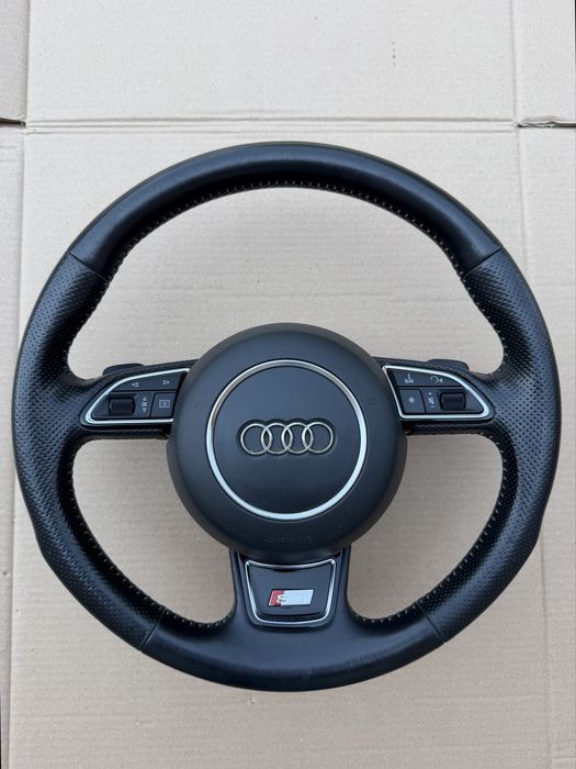 Volan + airbag Audi A6 C7, A7 4G S Line : 4G0880201P / 8X0419091M