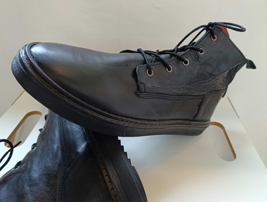 Ghete sport casual 44 premium Franco Geraldo Italy piele naturala