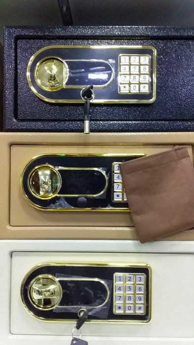 Электронный сейф 33×17×28 см Доставка бепул.