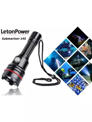 Mini-chiroq optik zum Leton power submariner -14S / 1200mah