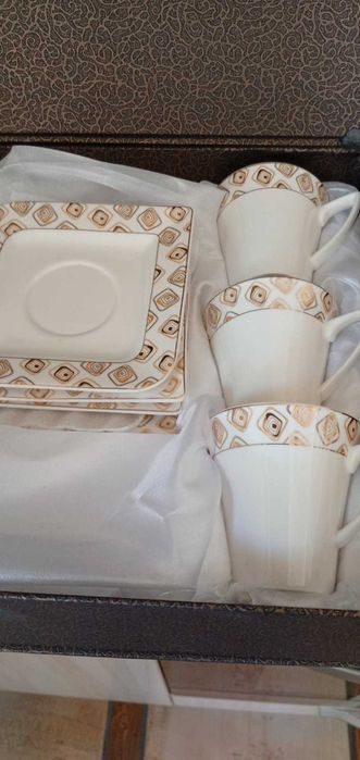 Сервиз за кафе или чай Мигра нови за подарък