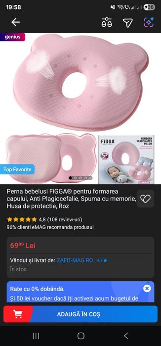 Perna bebeluși pentru formarea capului FiGGA