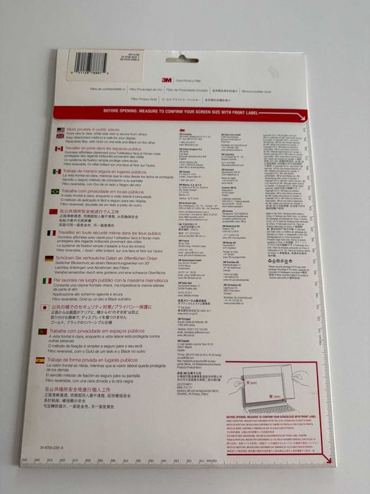Lap Top Privacy Filter