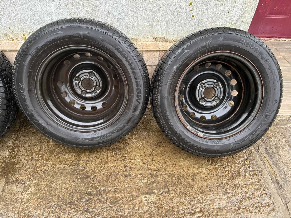 De Vanzare Jante Tabla+Anvelope M+S in stare Buna Aveo 2008