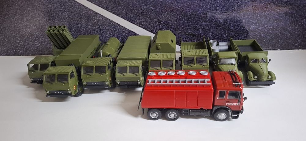 Macheta din metal Roman diesel pompieri