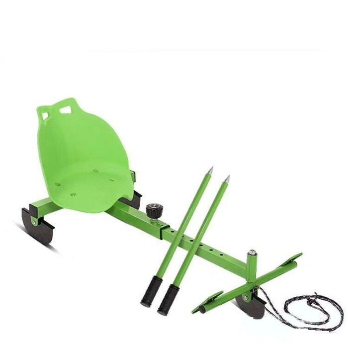 Разглобяема снежна шейна със ски и щеки, въже за теглене/ Цвета се изп