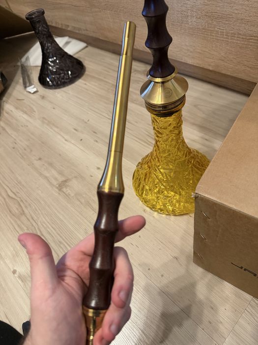 Oferta limitata!narghilea japona sensey gold pe maro si rosu