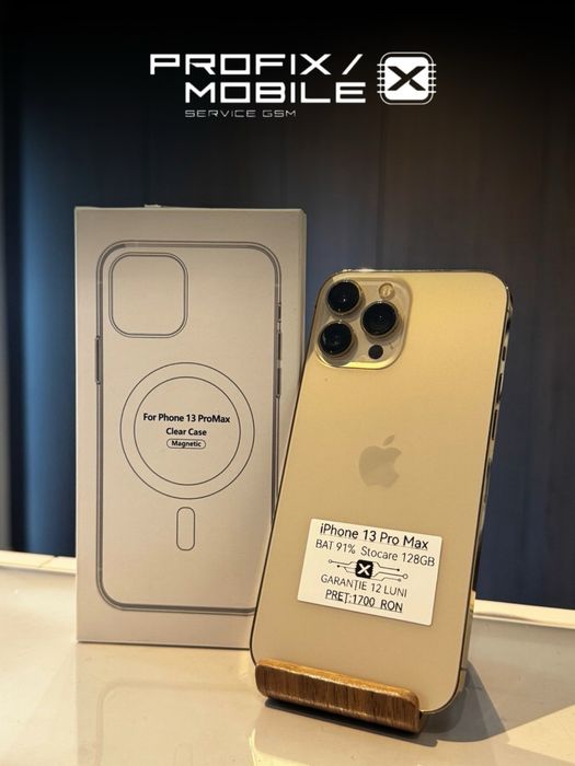 iPhone 13 Pro Max Gold 128 GB Impecabil/Factura Garantie