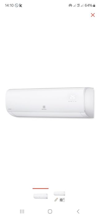 Продам новую сплит-систему Электролюкс