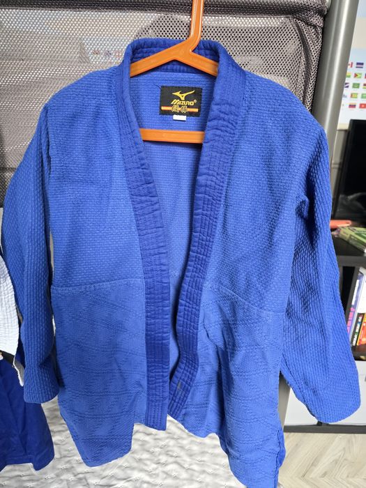 Кимоно для дзюдо Mizuno синий 140см